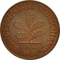 Monnaie, République Fédérale Allemande, 2 Pfennig, 1981, Stuttgart, SPL - 2 Pfennig