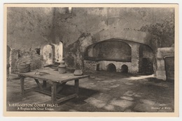 Fireplace In Great Kitchen, Hampton Court Palace, Richmond. Unposted - Middlesex