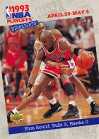 Upper Deck 93/94 Nr:  180 First Round: Bulls 3 PO - 1990-1999