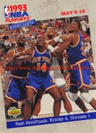 Upper Deck 93/94 Nr:  186 East Semis: Knicks 4 PO - 1990-1999
