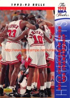 Upper Deck 93/94 Nr:  208 1992-93 Bulls  - 1990-1999