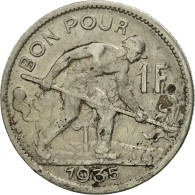 Monnaie, Luxembourg, Charlotte, Franc, 1935, SUP+, Nickel, KM:35 - Luxemburg