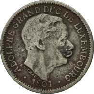 Monnaie, Luxembourg, Adolphe, 10 Centimes, 1901, SUP, Copper-nickel, KM:25 - Luxemburg