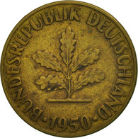 Monnaie, République Fédérale Allemande, 10 Pfennig, 1950, Karlsruhe, SUP+ - 10 Pfennig