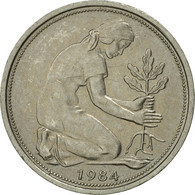 Monnaie, République Fédérale Allemande, 50 Pfennig, 1984, Munich, SPL - 50 Pfennig