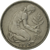 Monnaie, République Fédérale Allemande, 50 Pfennig, 1950, Hambourg, SPL - 50 Pfennig