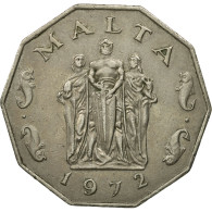 Monnaie, Malte, 50 Cents, 1972, British Royal Mint, SPL, Copper-nickel, KM:12 - Malte