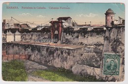 Cuba  Postcard To Chile 1914 Fortaleza De La Cabaña - Briefe U. Dokumente