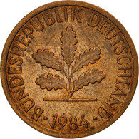 Monnaie, République Fédérale Allemande, Pfennig, 1984, Hambourg, SUP+, Copper - 1 Pfennig