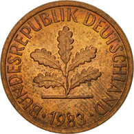 Monnaie, République Fédérale Allemande, Pfennig, 1983, Stuttgart, SUP+ - 1 Pfennig