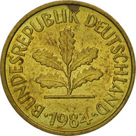 Monnaie, République Fédérale Allemande, 5 Pfennig, 1984, Munich, SPL, Brass - 5 Pfennig