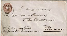 CTN49-11 - EMPIRE RUSSE EP ENVELOPPE 10k CIRCULEE MAI 1870 - Interi Postali