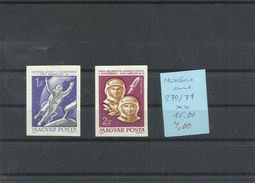 HUNGRIA  YVERT  AEREO  270/71  ( SIN DENTAR)  MNH  ** - Unused Stamps