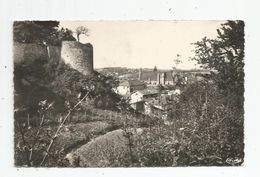 Cp , 01 , CHATILLON SUR CHALARONNE , Vue Générale Et Les Remparts , Voyagée 1957 , Ed : Combier - Châtillon-sur-Chalaronne