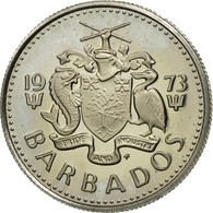 Monnaie, Barbados, 10 Cents, 1973, Franklin Mint, FDC, Copper-nickel, KM:12 - Barbados (Barbuda)