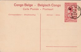 Congo Belge Entier Postal Illustré 1914 - Entiers Postaux