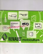 RENAULT MOTOCULTURE- CATALOGUE TRACTEUR 551- R 7451- 551-4 R 7454- UTILISATION ET ENTRETIEN -BILLANCOURT - AGRICULTURE - Agriculture