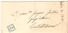 CARTA 1880 SCANER - Lettres & Documents