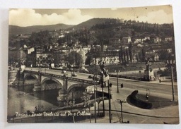 TORINO PONTE UMBERTO SUL PO E COLLINA VIAGGIATA FG - Pontes