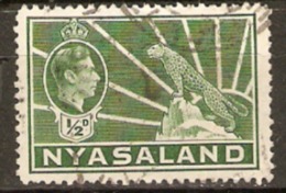 Nyasaland 1938 SG 130 1/2d Green Fine Used - Nyassaland (1907-1953)