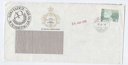 1978 LIECHTENSTEIN  COVER Stamps  Royalty Event Advert - Storia Postale