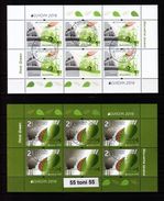 2016 Europa – Think Green  2 Sheet (5v+ Vignette) - Used/oblitere (O) BULGARIA / Bulgarie - Oblitérés