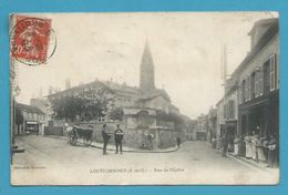 CPA Commerces Facteurs Rue De L'Eglise LOUVECIENNES 78 - Louveciennes