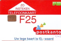 Nederland CHIP TELEFOONKAART * CKD-039.02 * Telecarte A PUCE PAYS-BAS * Niederlande ONGEBRUIKT * MINT - Privadas