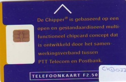 Nederland CHIP TELEFOONKAART * CKD-077 * Telecarte A PUCE PAYS-BAS * Niederlande ONGEBRUIKT * MINT - Private