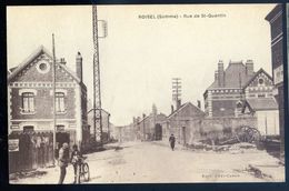 Cpa  Du 80  Roisel  Rue De St Quentin      NCL100 - Roisel