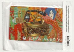 Germany - Alte Telefonapparate 3 - Collector's E07 08.92 - 12DM, 30.000ex, Mint In Kruger - E-Series: Editionsausgabe Der Dt. Postreklame