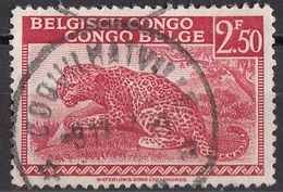 219 Congo Belga 1942 Leopardo Leopard Belge Belgisch Belgian Used - 1884-1894