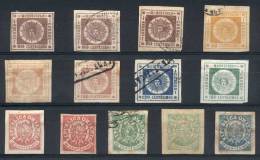 Lot Of Mint And Used Classic Stamps In A Stockcard, Yvert Catalog Value Euros 430+, Very Good Appeal, Little... - Uruguay