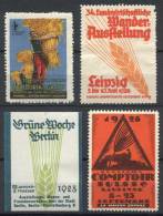 Lot Of 4 Old Cinderellas Of Different Countries, Topic WHEAT, VF! - Andere & Zonder Classificatie