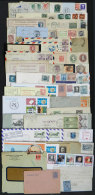 More Than 50 Covers, Cards, Postal Stationeries, Etc., Of Varied Countries And Periods, Many Very Interesting And... - Sonstige & Ohne Zuordnung