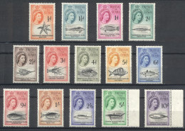 Sc.28/41, 1960 Fish, Complete Set Of 14 Unmounted Values, Excellent Quality. - Tristan Da Cunha