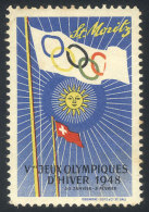 Winter Olympic Games St Moritz 1948, Very Handsome. - Andere & Zonder Classificatie