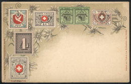 Classic Stamps And Flowers, Circa 1900, Unused, Excellent Quality! - Andere & Zonder Classificatie