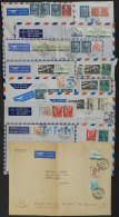 13 Airmail Covers Sent To Argentina In 1946/7, Very Nice, Low Start! - Sonstige & Ohne Zuordnung