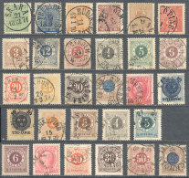 Interesting Lot Of Old Stamps, Almost All Used And Of Very Fine Quality, With Some Very Attractive Cancels, Scott... - Autres & Non Classés