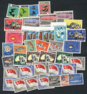 Lot Of Very Thematic Stamps And Sets, All Never Hinged And Of Very Fine Quality, Scott Catalog Value Over US$75. - Singapur (1959-...)