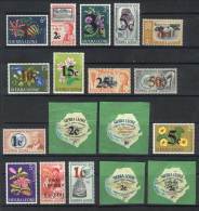 Sc. 271/9 + 280/5 + 286/99, 1964 And 1965, 3 Sets Of Surcharged Stamps, Never Hinged, Very Fine Quality. - Sierra Leone (1961-...)