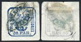 Sc.18, 1862 30pa. Blue, Used, Excellent! - Sonstige & Ohne Zuordnung
