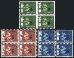 Yvert 971/973, 1965 Topic Europa, MNH Blocks Of 4, Excellent Quality, Catalog Value Euros 100. - Other & Unclassified