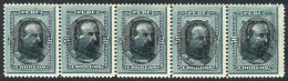 Sc.124, Fantastic Strip Of 5, Never Hinged, Very Fresh And Attractive, Excellent Quality. - Pérou