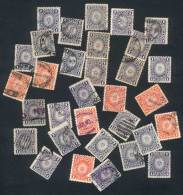 Sc.104/15, Lot Of 345 Used Stamps, Many With Interesting Cancels (in Blue And Red, Mute, And Of Some Scarce Towns),... - Perú