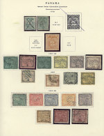 Collection On Scott Album Pages, Including Good Values, High Catalog Value, Fine To VF General Quality, Low Start! - Panama