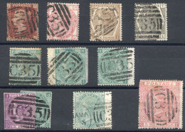 Stockcard With 11 Stamps With "C35" Cancels, Some With Minor Defects, Others Of Excellent Quality, Low Start! - Panama