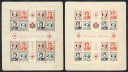 Yv.3A + 3B, 1949 Red Cross, Perforated And Imperforate, Mint Never Hinged, Fine Quality, Catalog Value Euros 990. - Other & Unclassified