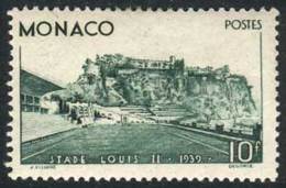 Sc.176 (Yvert 184), 1939 Stade Louis II, Mint Lightly Hinged, VF Quality, Yvert Catalog Value Euros 130. - Autres & Non Classés